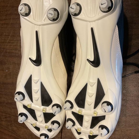 Nike Super Speed D Low Men's Size 12 Football Cleats Black/White Nike 396238-001 - Picture 6 of 13